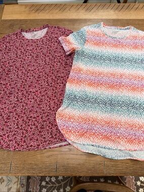 Lands End Active Short Sleeve Tees - 2